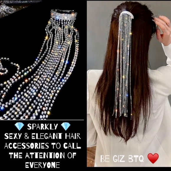 Super Elegant Rhinestone Hairpin to Enhance your Casual or Night Our Hair look main image 9